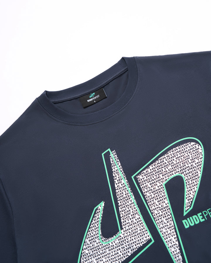 Pound It Reflective T-Shirt - Adult - Navy
