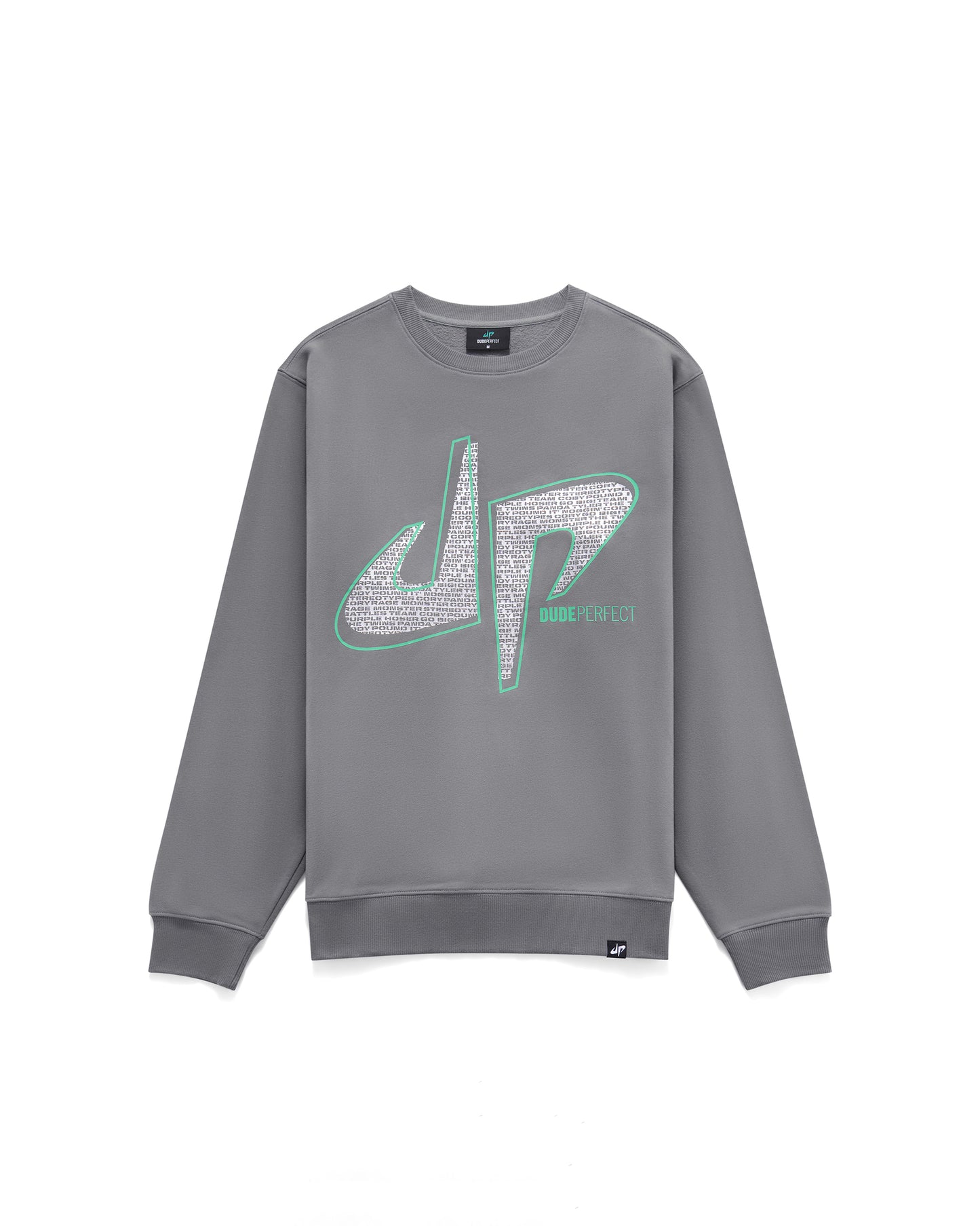 Pound It Reflective Crewneck - Youth - Gray