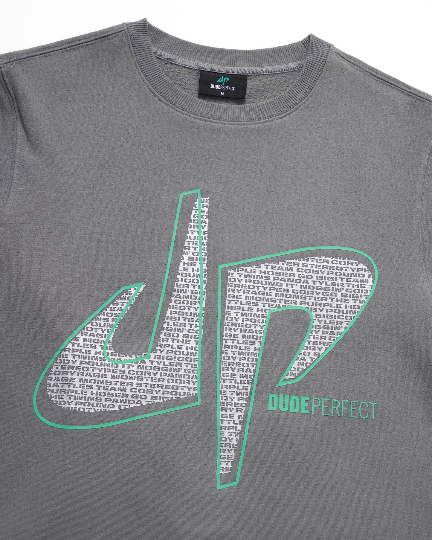 Pound It Reflective Crewneck - Youth - Gray