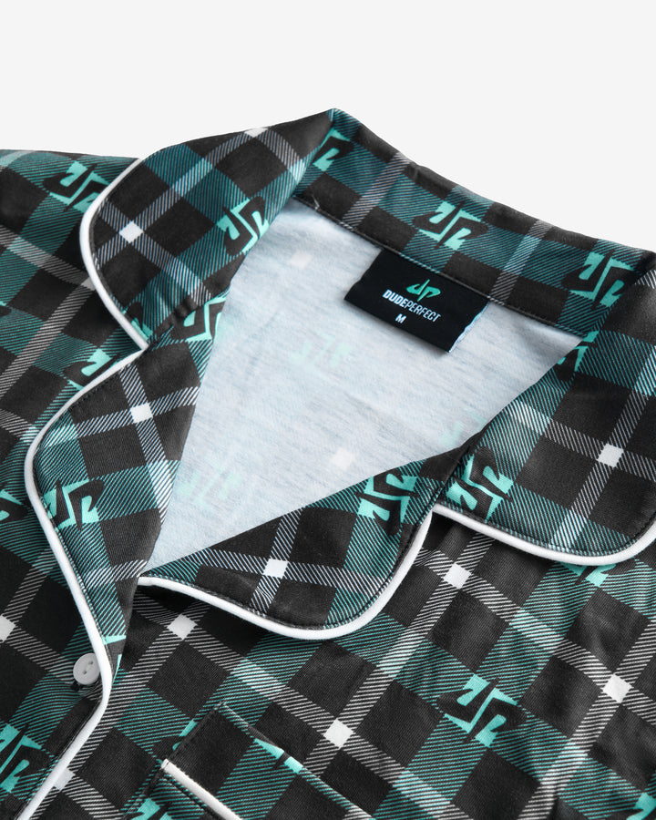 DP Plaid Pajama Set - YOUTH