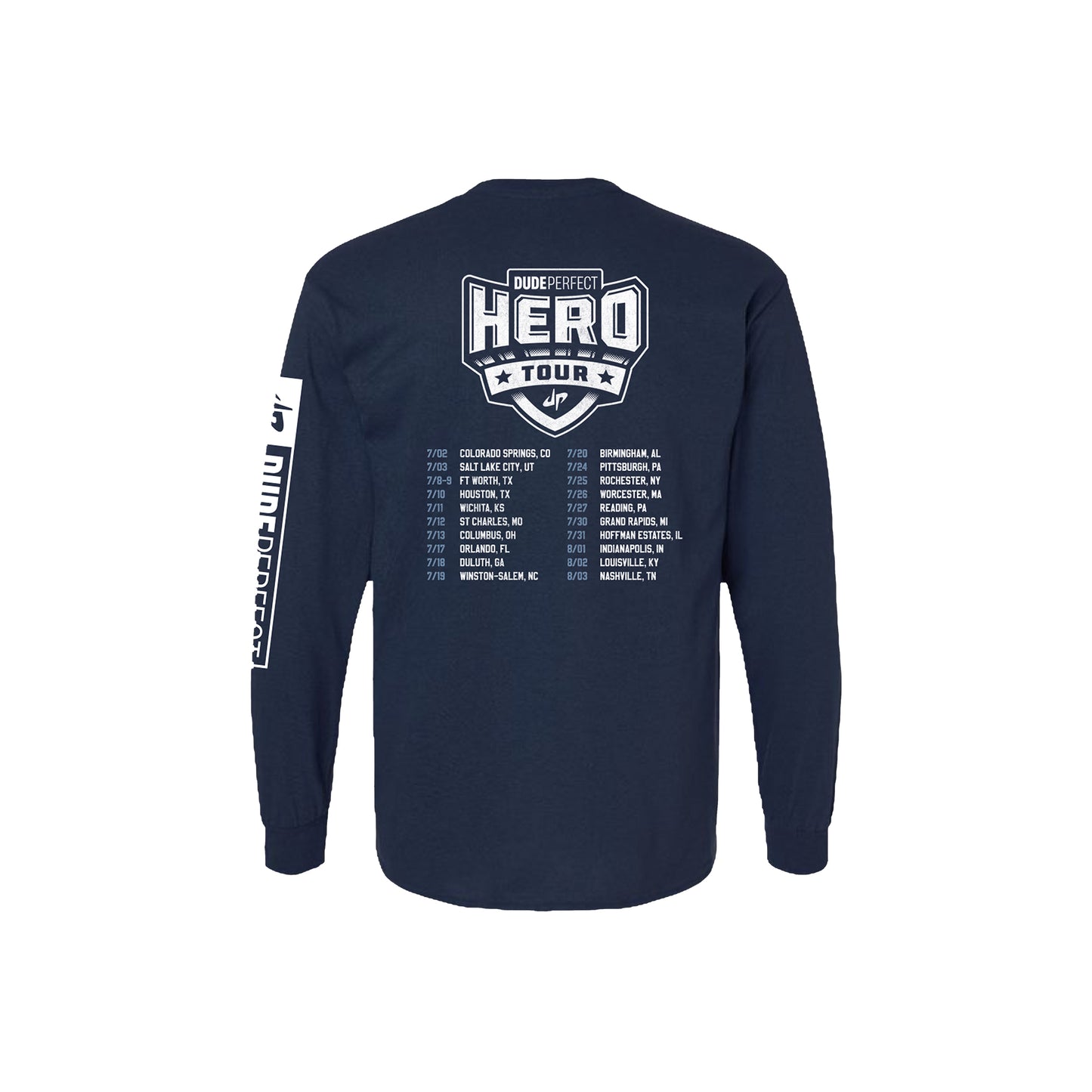 Hero Tour Adult Long Sleeve T-Shirt
