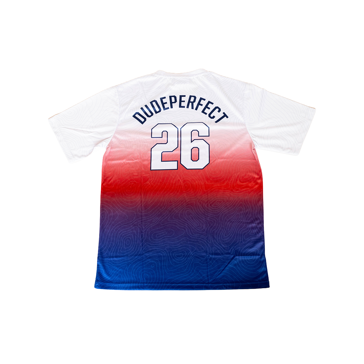 Dude Perfect Red White Blue Soccer Jersey