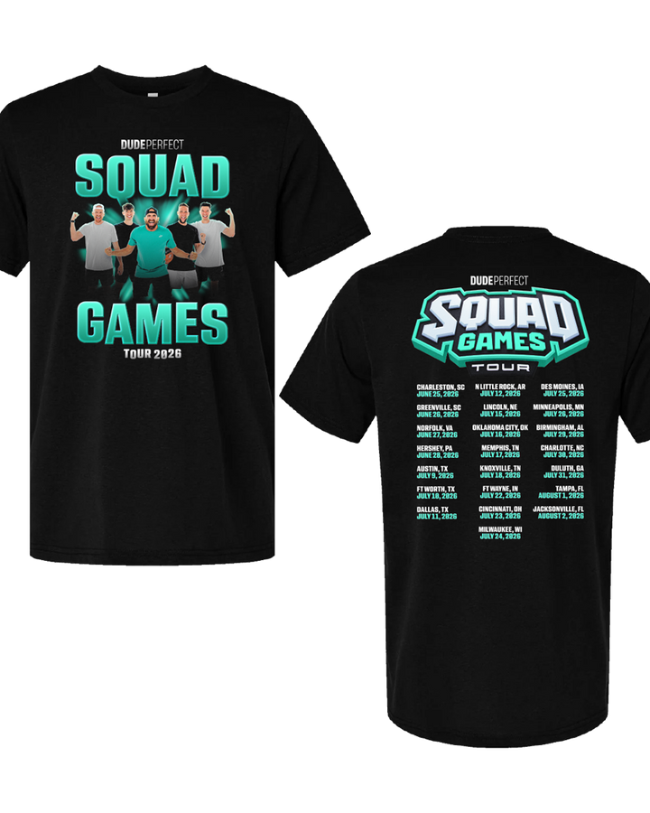 Dude Perfect Squad Games Tour Tee