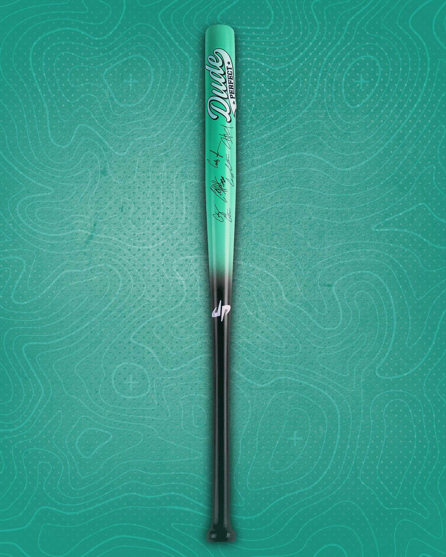 LIMITED: Dude Perfect Collectible Bat - Laser Signed