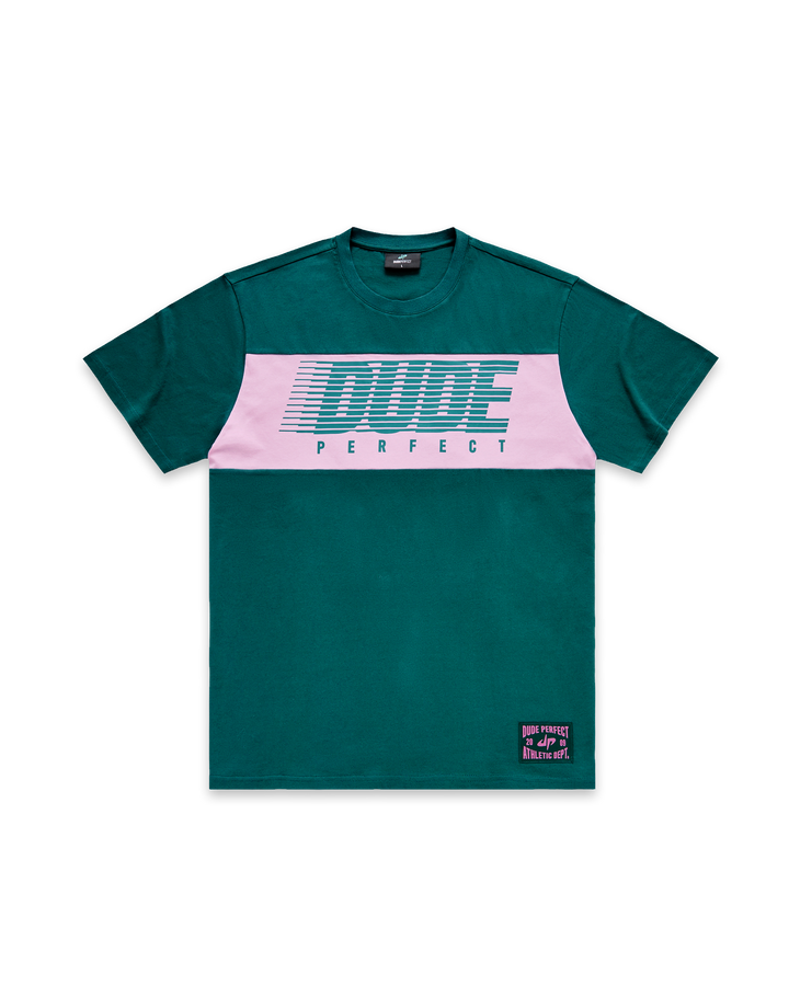 Green Retro Speed Tee - Youth