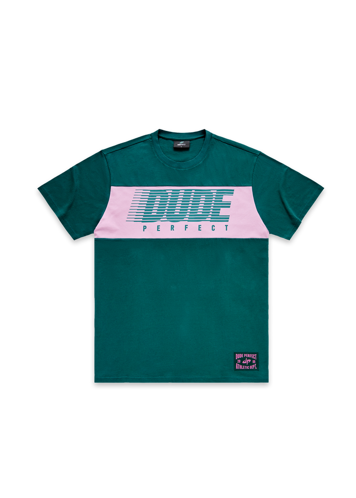 Green Retro Speed Tee - Youth