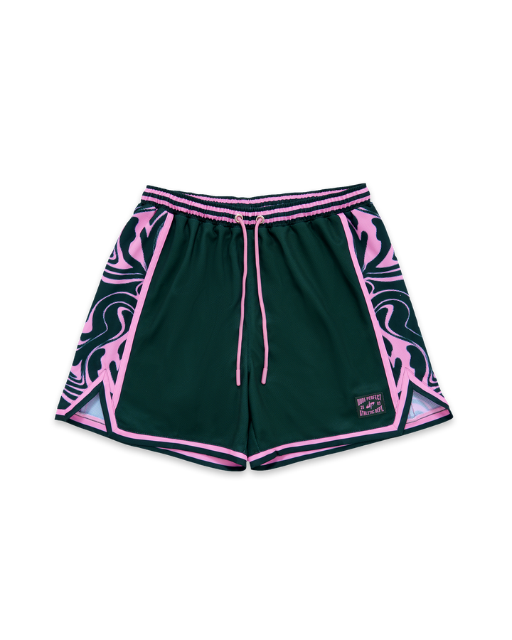 Youth Trick Shot Mesh Shorts - Deep Green