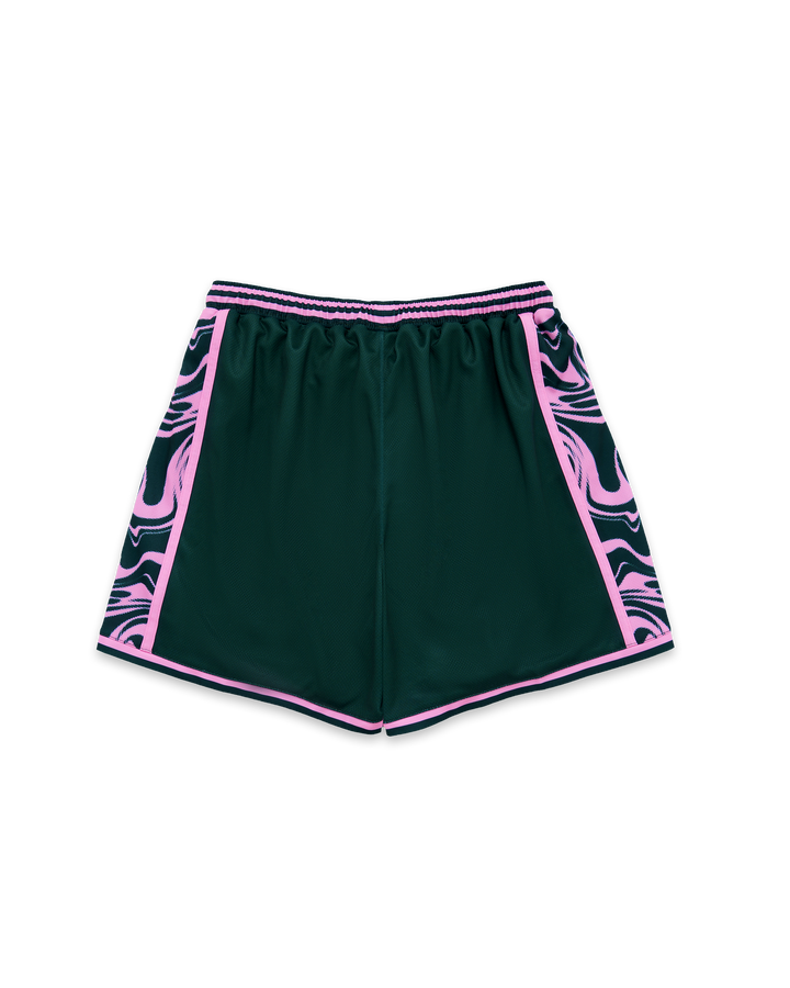 Youth Trick Shot Mesh Shorts - Deep Green