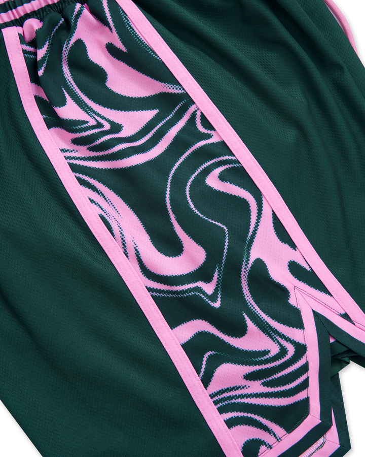 Youth Trick Shot Mesh Shorts - Deep Green