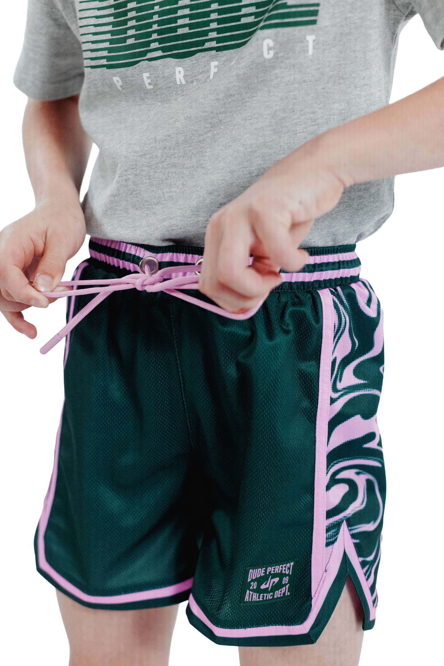 Youth Trick Shot Mesh Shorts - Deep Green