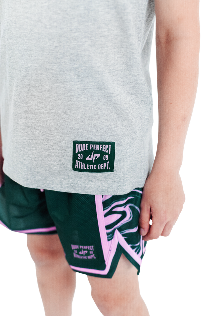 Youth Trick Shot Mesh Shorts - Deep Green