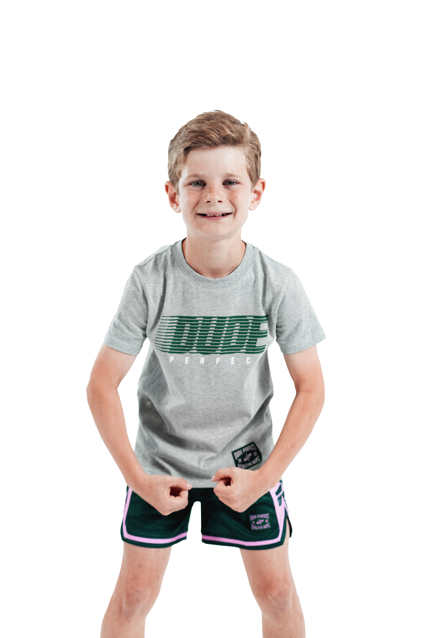Grey Retro Speed Tee - Youth
