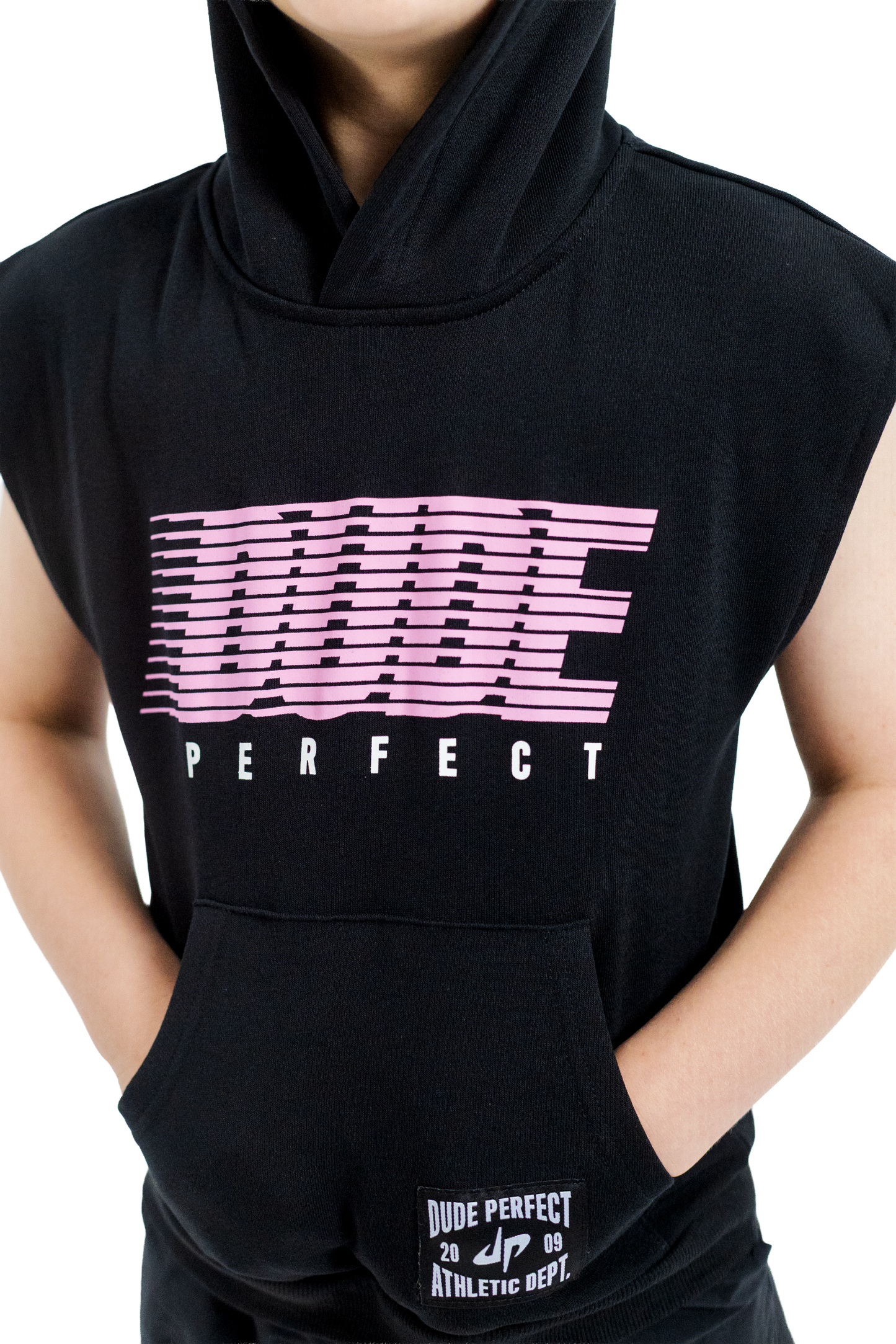 Retro Speed Sleeveless Hoodie - Youth