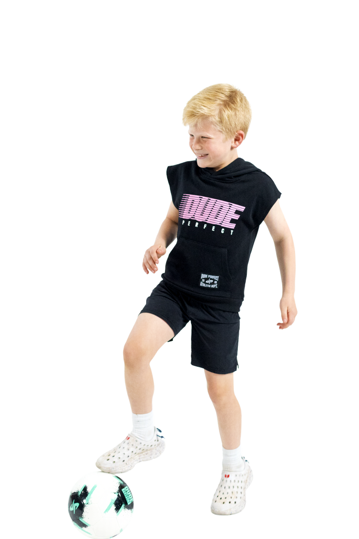 Retro Speed Sleeveless Hoodie - Youth