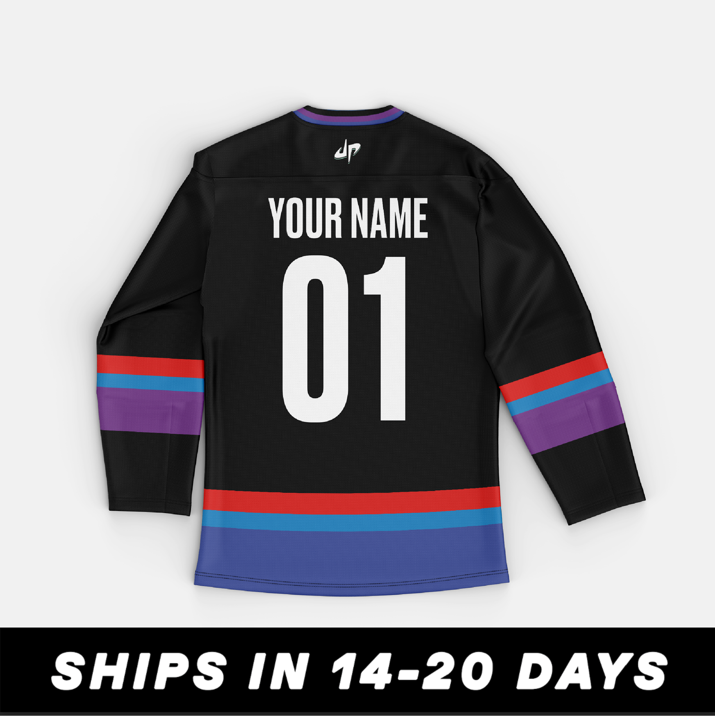 Customizable Midnight in Miami Hockey Jersey