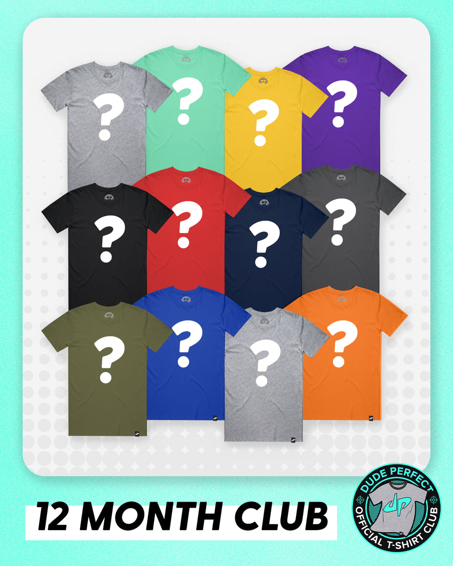 Official T-Shirt Club - 12 Month Recurring Subscription - FREE SHIPPING!