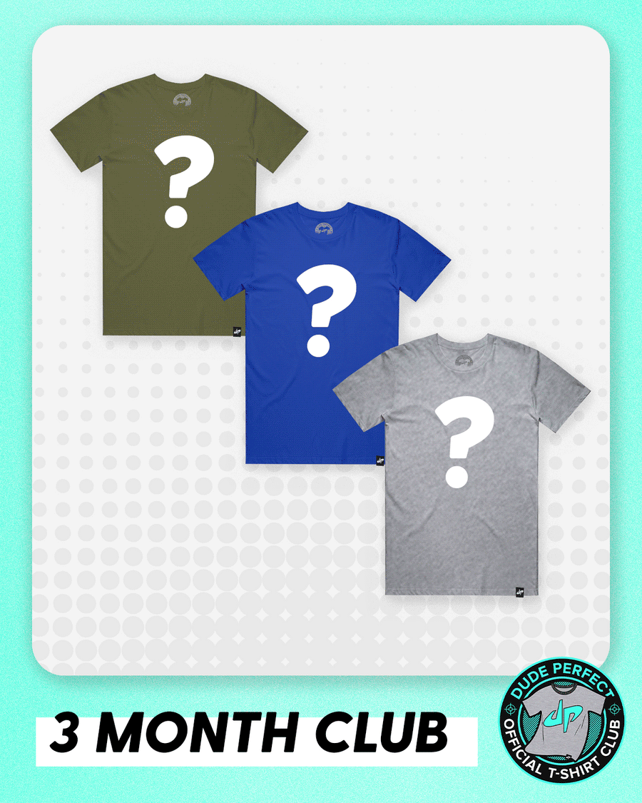 Official T-Shirt Club - 3 Month Recurring Subscription - FREE SHIPPING!
