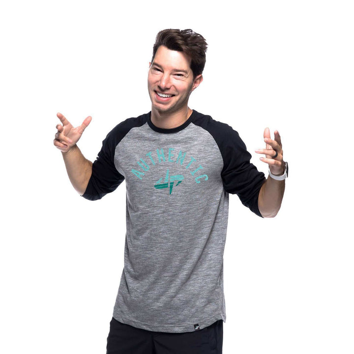 Authentic Baseball 3/4 Sleeve Tee