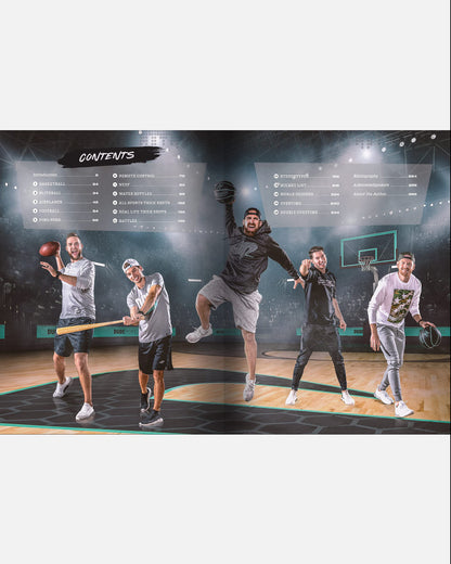AUTOGRAPHED - Dude Perfect '101 Tricks, Tips, and Cool Stuff' Book