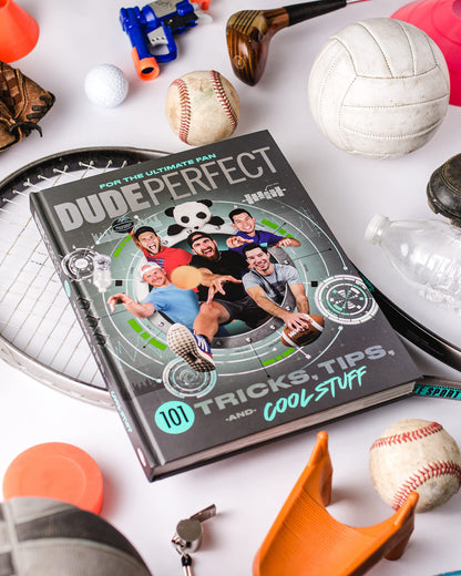 AUTOGRAPHED - Dude Perfect '101 Tricks, Tips, and Cool Stuff' Book