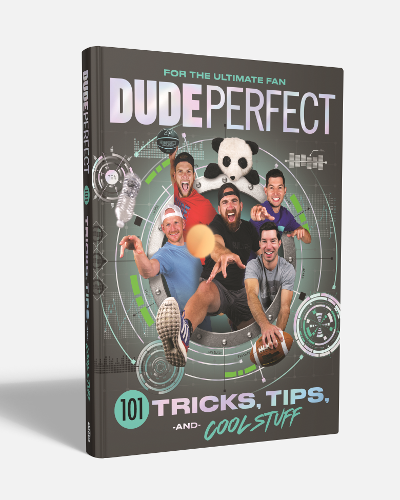 Dude Perfect '101 Tricks, Tips, and Cool Stuff' Book (AUTOGRAPHED)