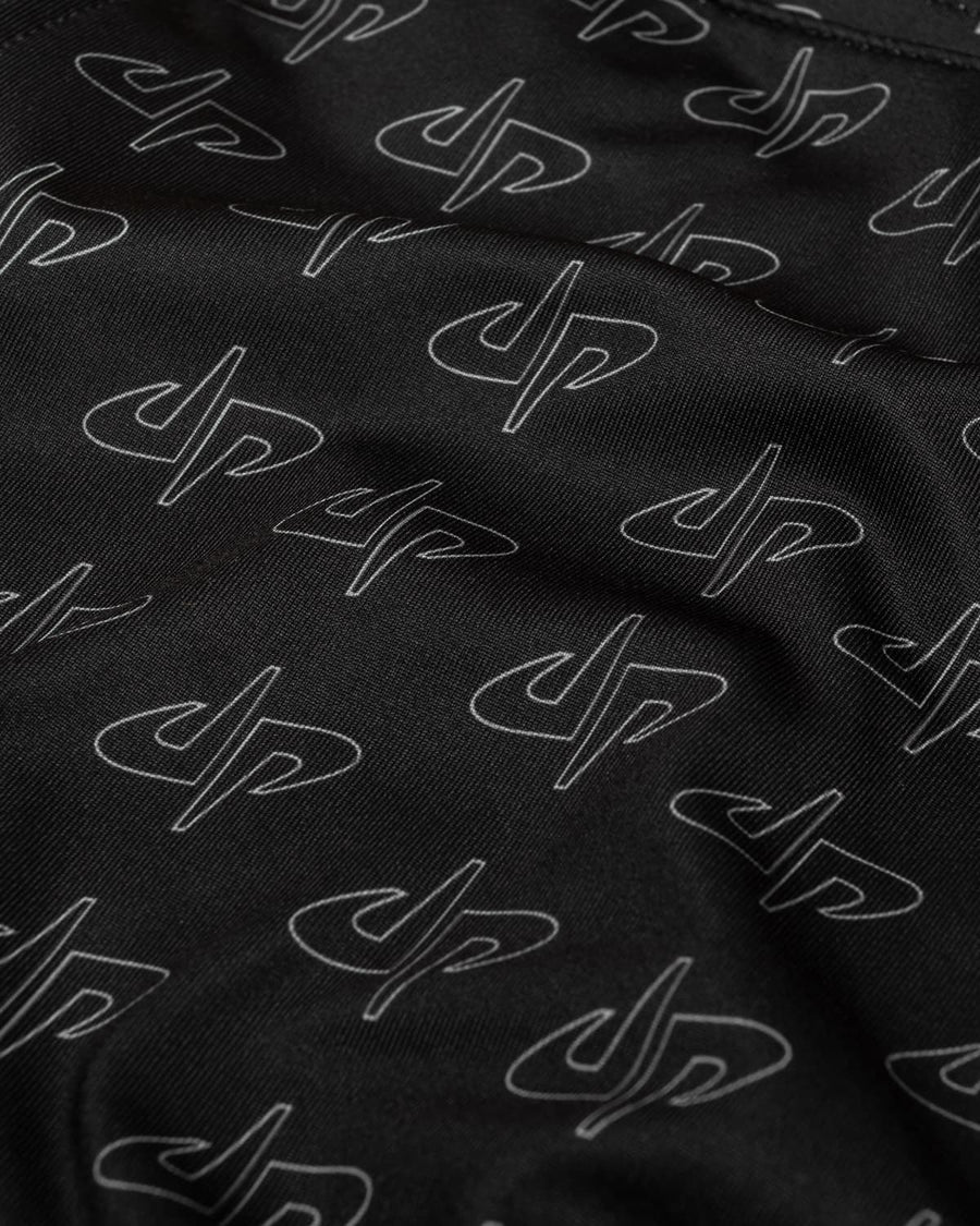 Logo All-Over Print Jogger Sweatpants (Black)