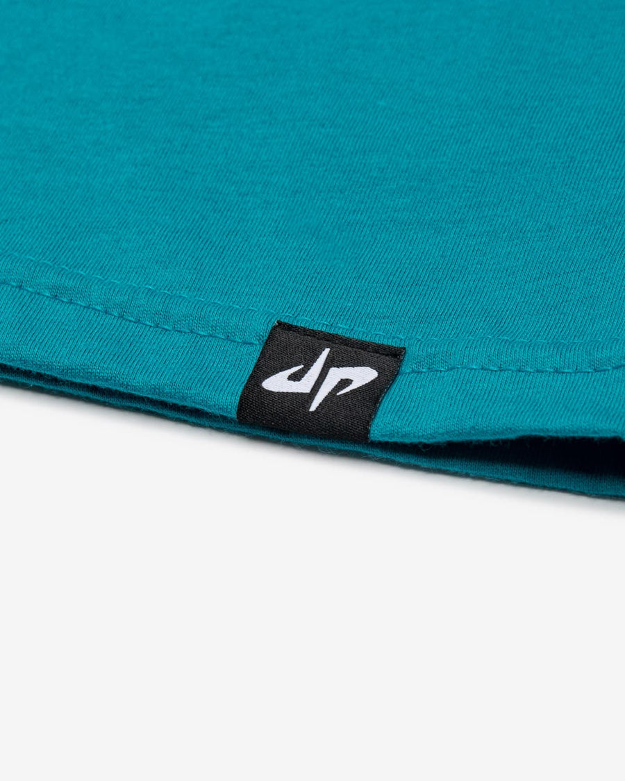 Shattered Logo UV Reactive Tee (Turquoise)