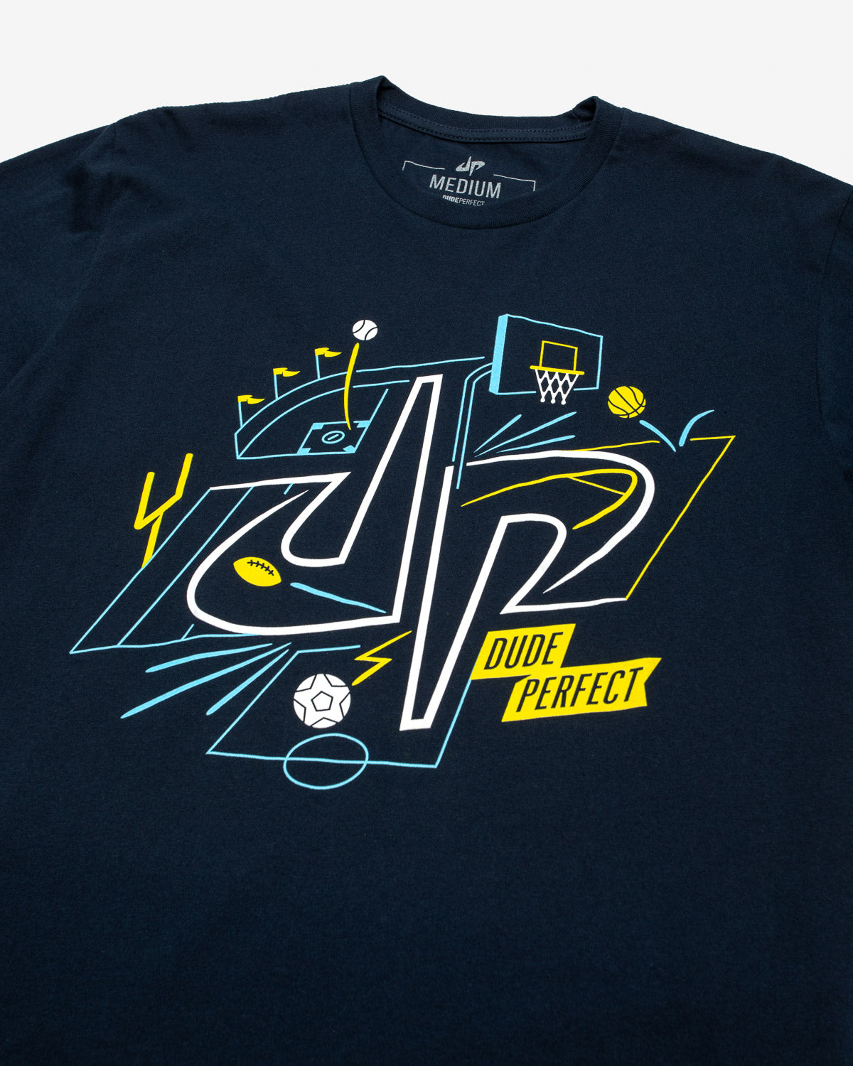 Courts and Sports Tee (Navy)
