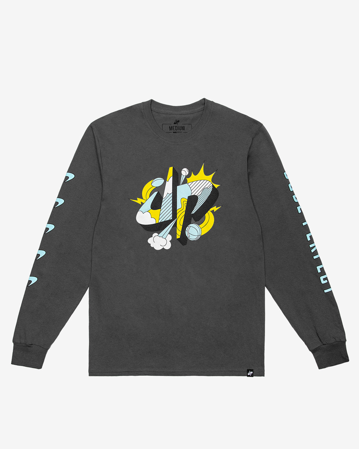 Dominate Long Sleeve Tee (Charcoal)