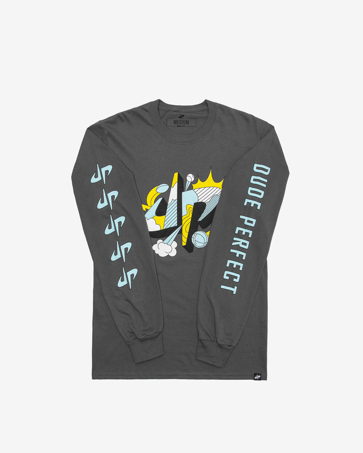 Dominate Long Sleeve Tee (Charcoal)