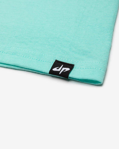 Dominate Long Sleeve Tee (Cyan)