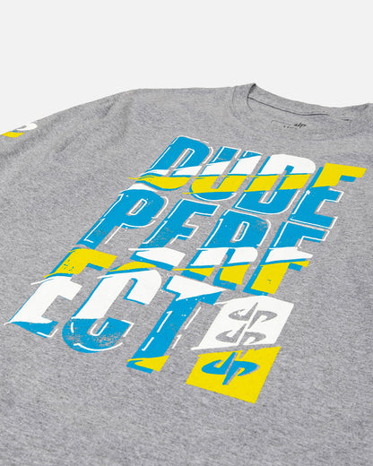 Face-Off Long Sleeve Tee (Heather Grey)