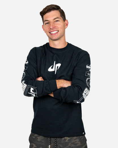 Icons Long Sleeve Tee (Black)
