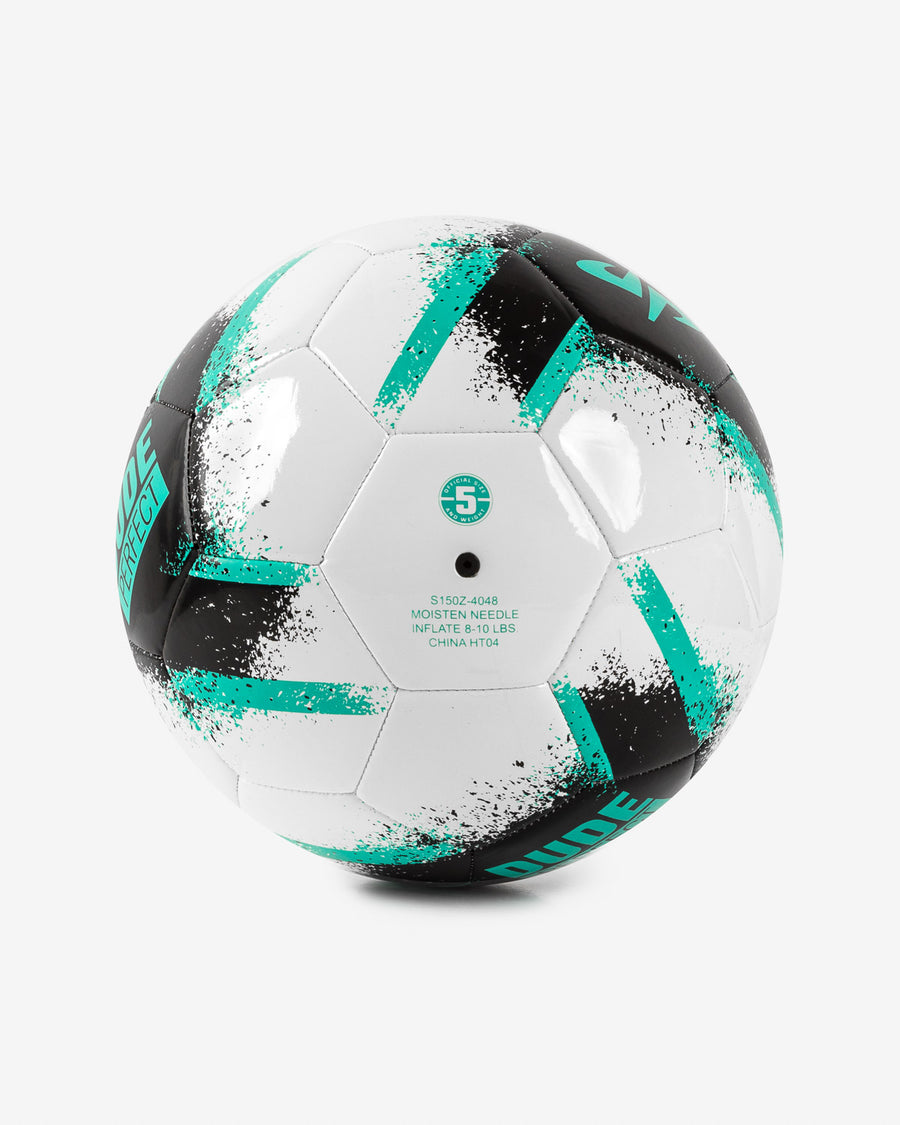 Dude Perfect Official Soccer Ball (White/Black/Mint)