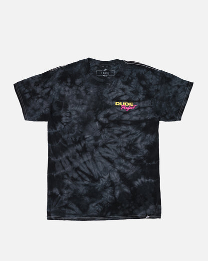 Pro Performer Tie Dye Tee (Black/Grey)