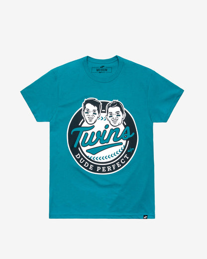 Twins Tee (Tropical Blue)