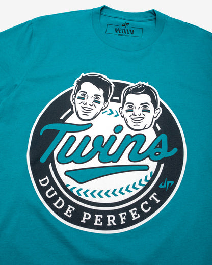 Twins Tee (Tropical Blue)